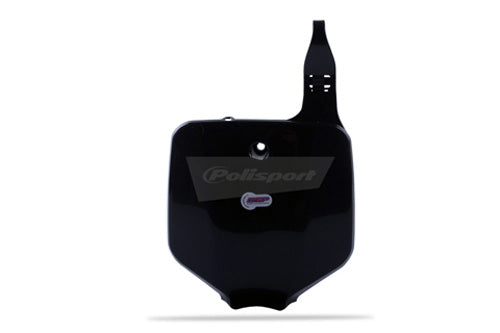 Polisport RM65 Black Number Plate - Durable Motorcycle License Plate