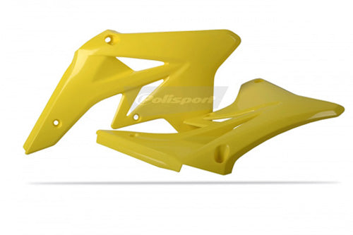 Polisport Radiator Scoops for RMZ250 OEM Color Yellow (2007-2009) – Model RM01