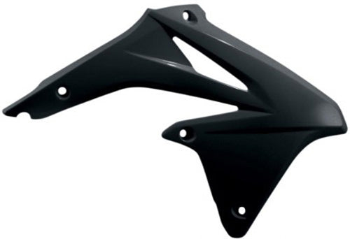Polisport Radiator Scoops RMZ450 Black - Enhance Your Motorcycle Cooling System