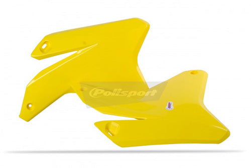 Polisport Radiator Scoops for RMZ450 OEM Color Yellow (2005-2006) - Part #8411400001