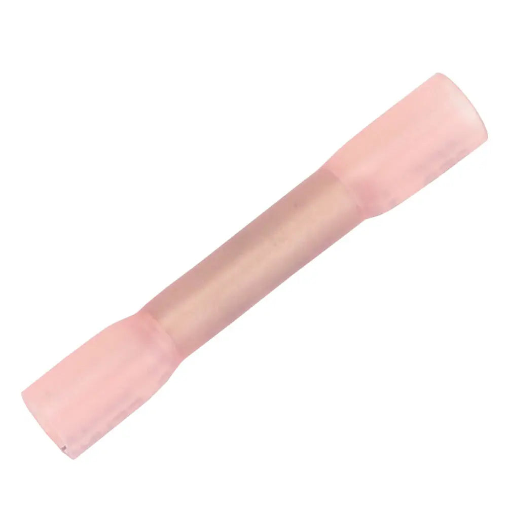 Pacer 22-18 AWG Heat Shrink Butt Connector - 25 Pack for Reliable Wire Splicing