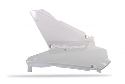 Polisport RM85 OEM Side Panels in White - Durable Motorcycle Body Parts