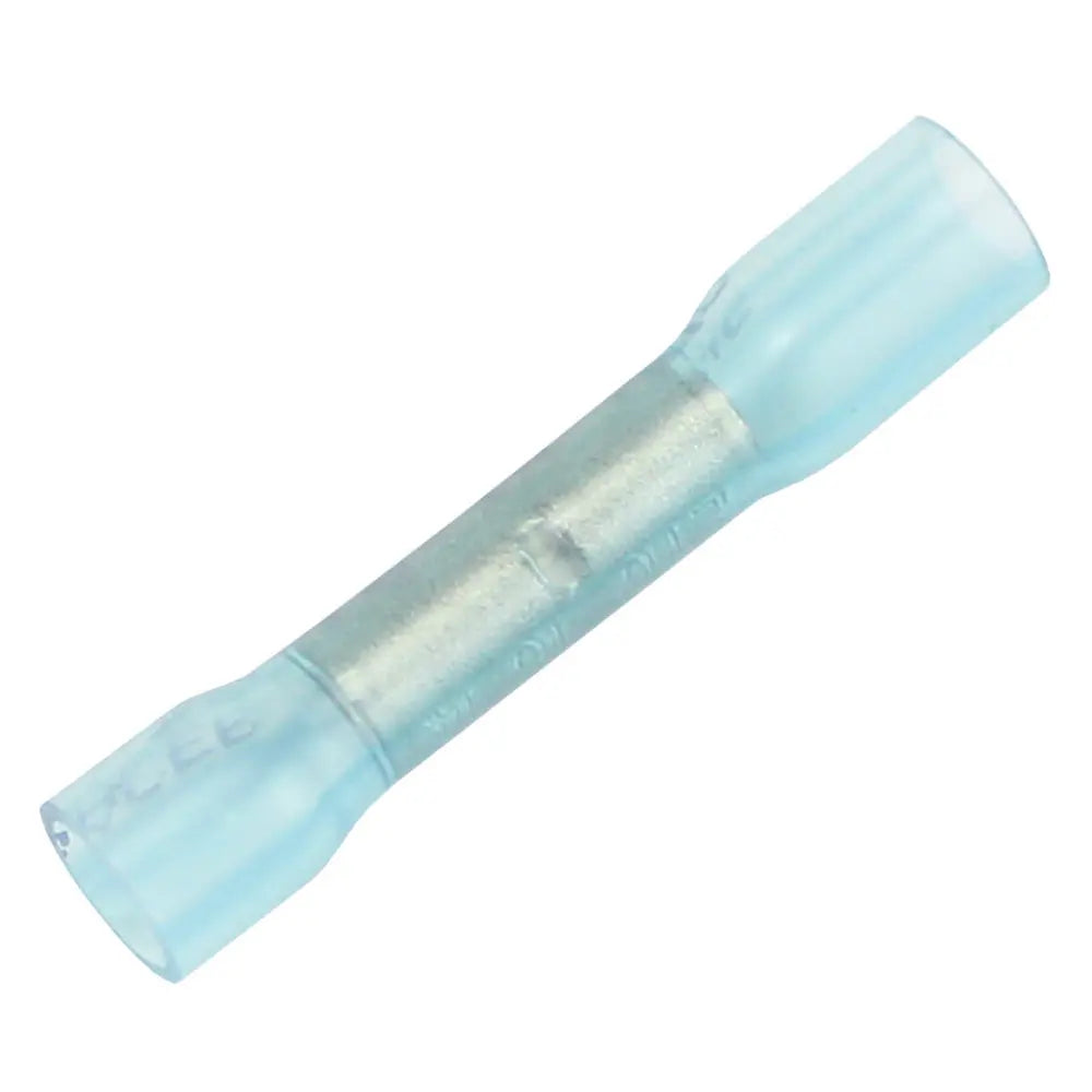 Pacer 16-14 AWG Heat Shrink Butt Connector - 100 Pack for Secure Wire Connections