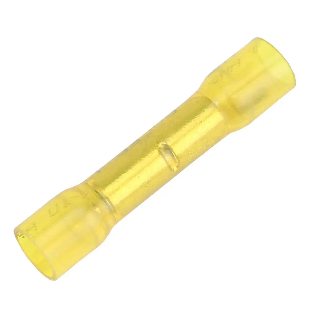 Pacer 12-10 AWG Heat Shrink Butt Connector - 100 Pack for Secure Wire Splicing
