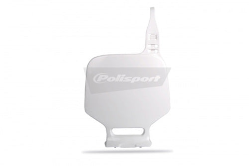 Polisport Number Plate YZ80 OEM Color White - Durable Motorcycle License Plate