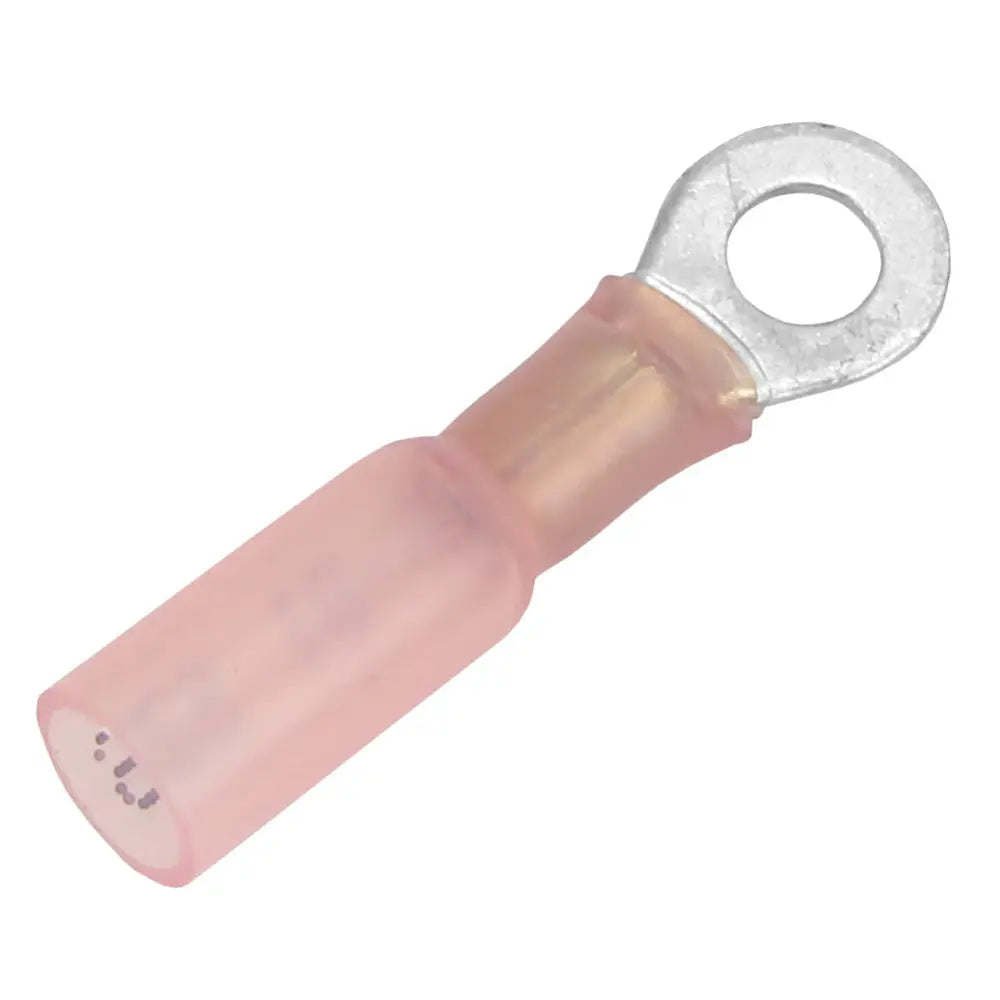 Pacer 22-18 AWG Heat Shrink Ring Terminal with #10 Stud Size - 3 Pack