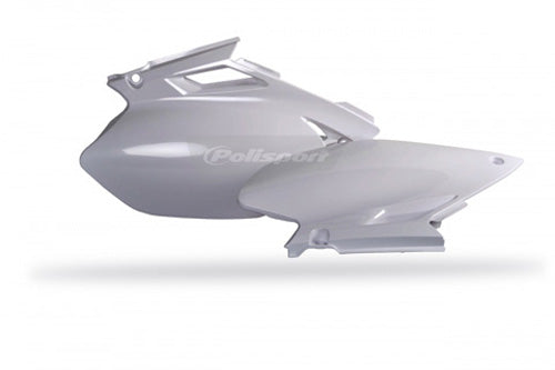Polisport YZ250F OEM Color White Side Panels - Durable Motorcycle Bodywork