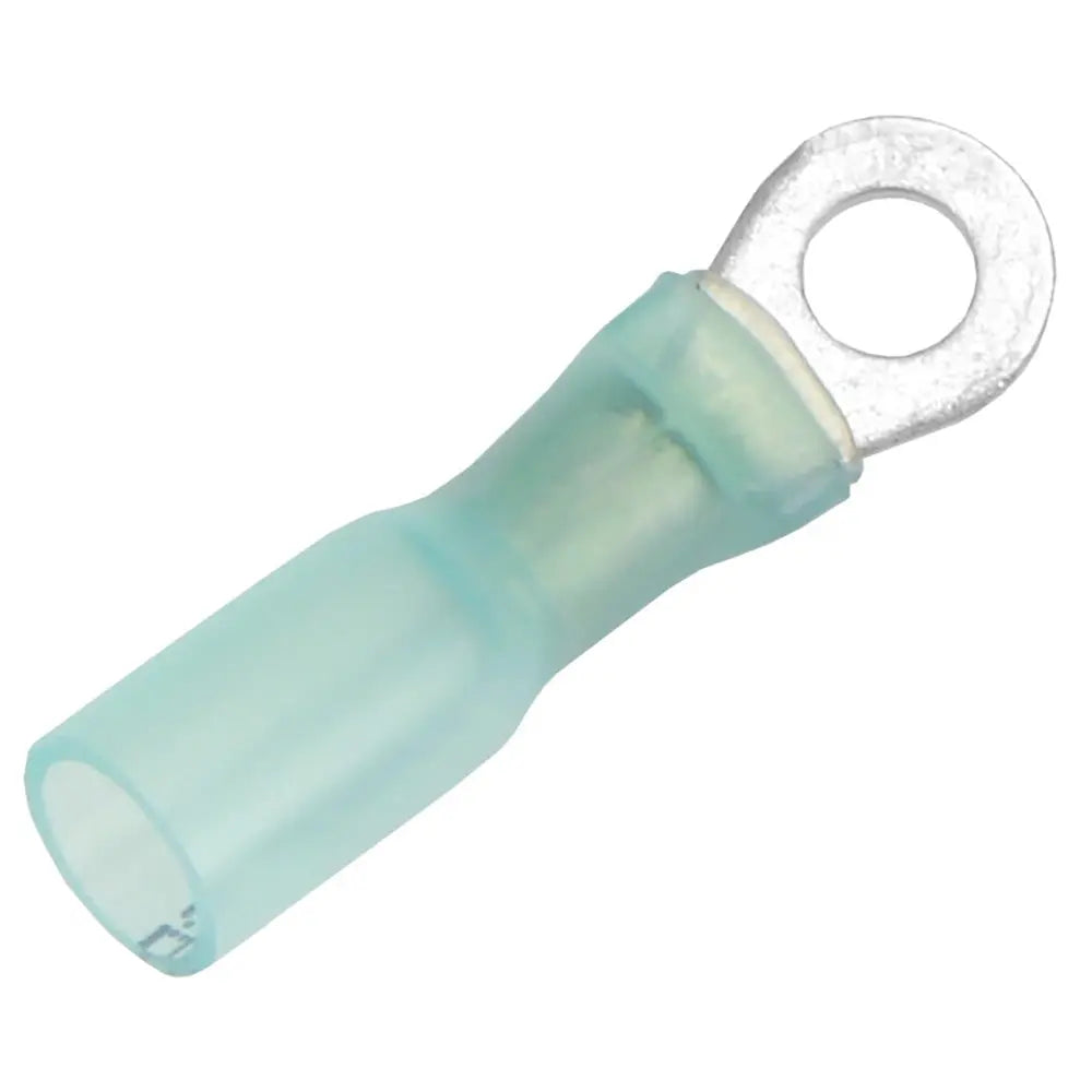 Pacer 16-14 AWG Heat Shrink Ring Terminal #8 Stud Size, 100 Pack