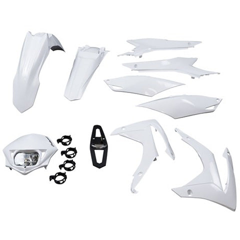 Polisport Complete Kit for Honda CRF450R OEM White Color - Model 90567