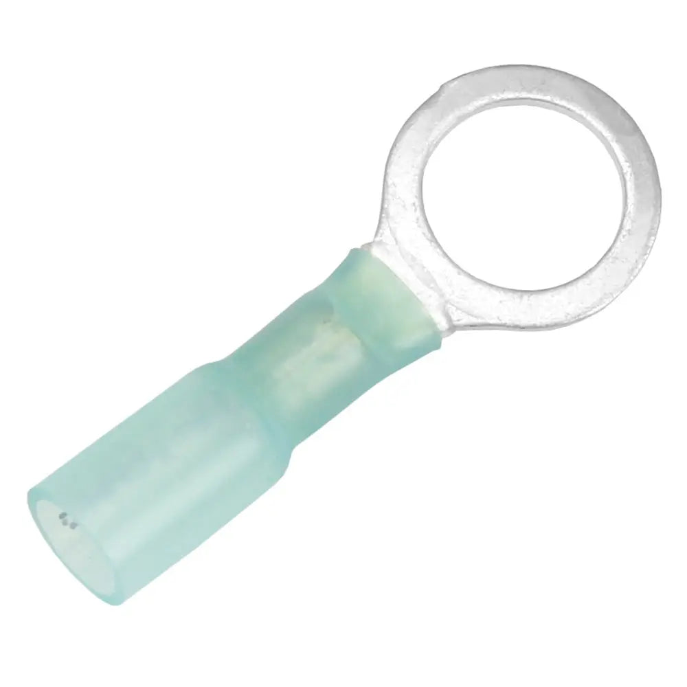 Pacer 16-14 AWG Heat Shrink Ring Terminal with 3/8 inch Stud Size - 25 Pack