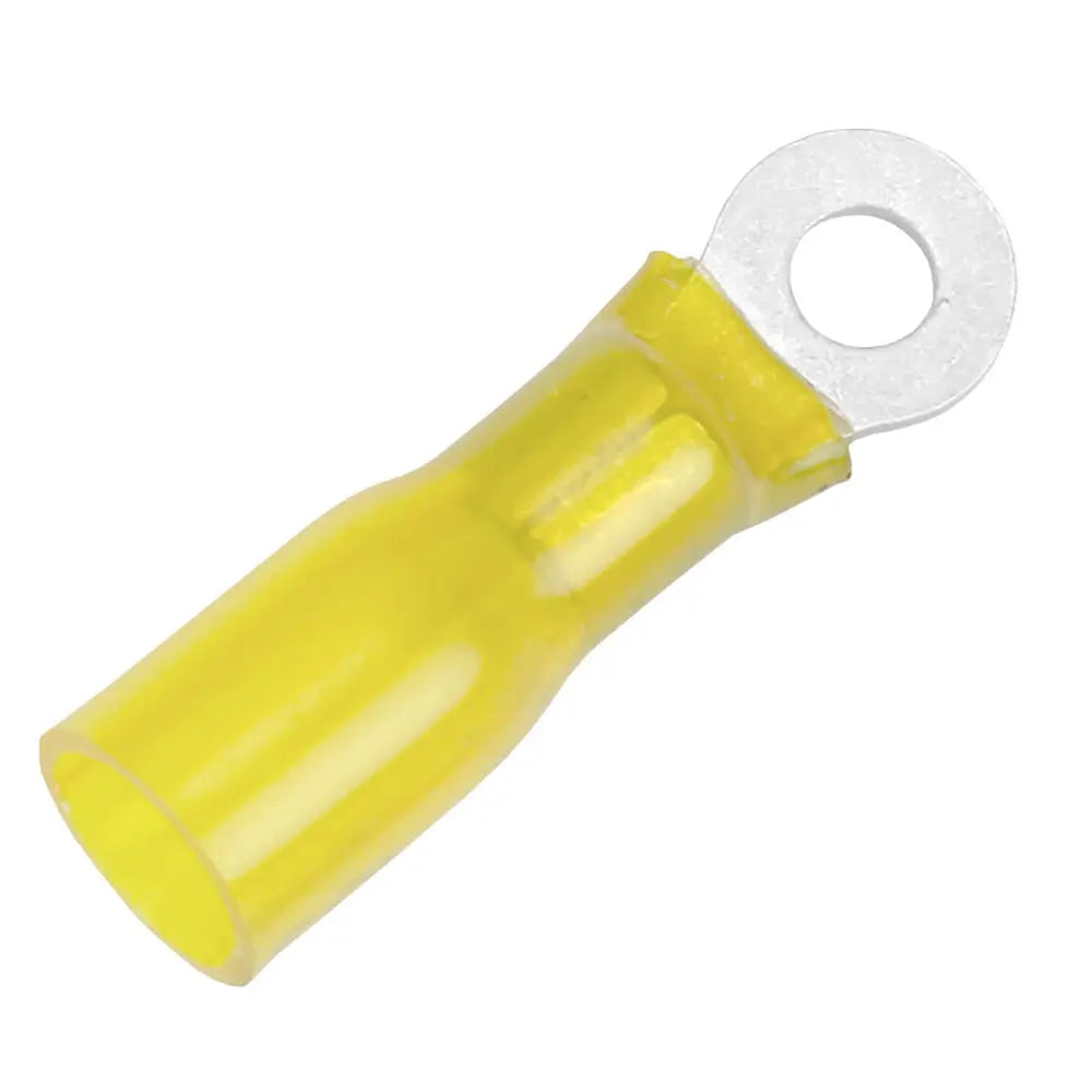 Pacer 12-10 AWG Heat Shrink Ring Terminal with #10 Stud Size – 100 Pack