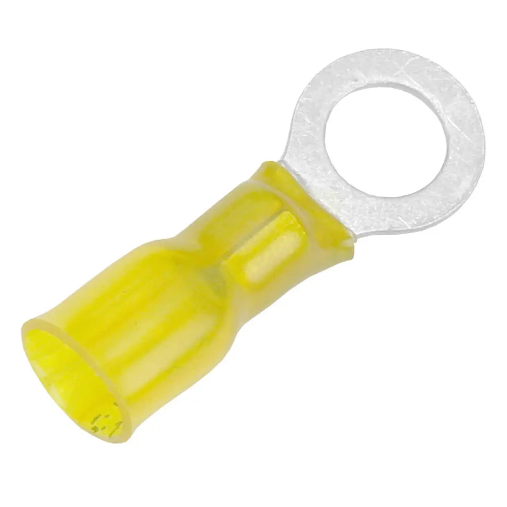 Pacer 12-10 AWG Heat Shrink Ring Terminal with 5/16 inch Stud Size, 100 Pack