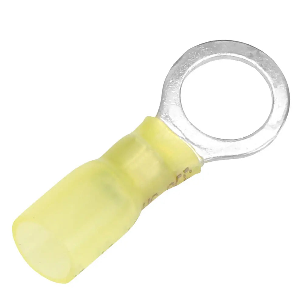 Pacer 12-10 AWG Heat Shrink Ring Terminal with 3/8-Inch Stud Size - 3 Pack