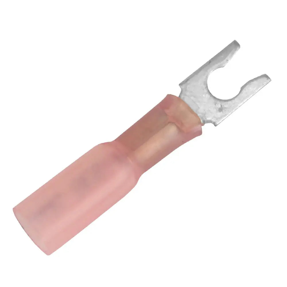 Pacer 22-18 AWG Heat Shrink Spade Terminal with #8 Stud Size – 25 Pack
