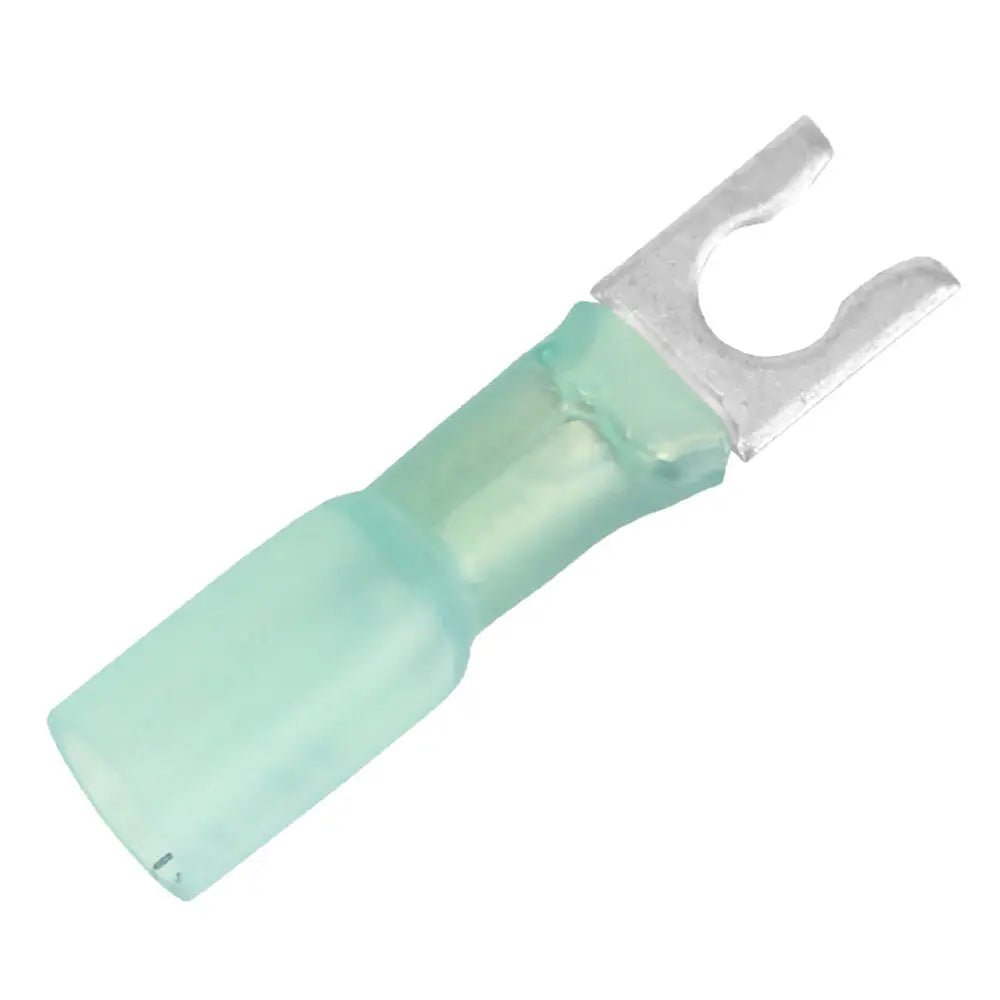 Pacer 16-14 AWG Heat Shrink Spade Terminal with #10 Stud Size - 25 Pack