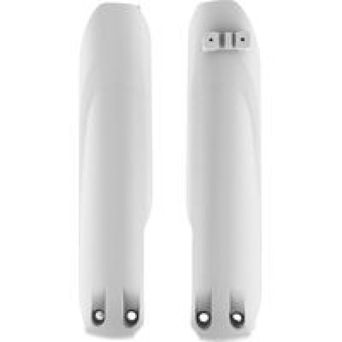 Polisport Fork Guards for Honda - White, Part Number 8351900001