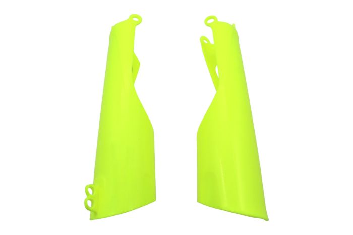 Polisport Fork Guards for Honda – FLO Yellow, Part Number 8351900004