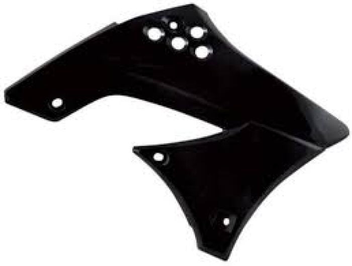 Polisport Radiator Scoops for Kawasaki - Black (Part Number 8412300003)