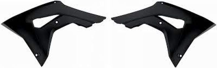 Polisport Radiator Scoops for Honda - Black (Part Number 8414800003)