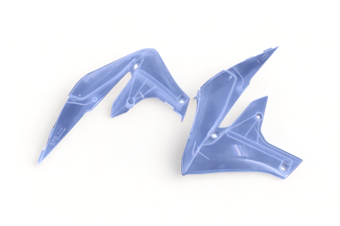 Polisport Radiator Scoops for Yamaha 99 - Clear, Part Number 8415100005