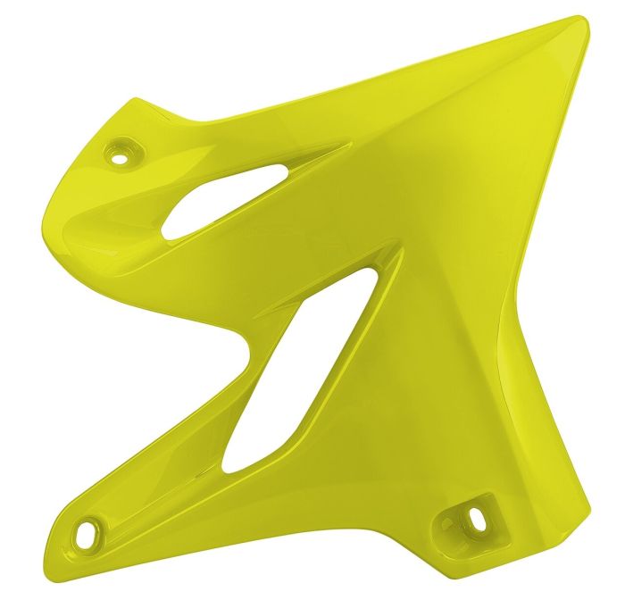 Polisport Radiator Scoops for Yamaha - FLO Yellow (Part #8417500005)