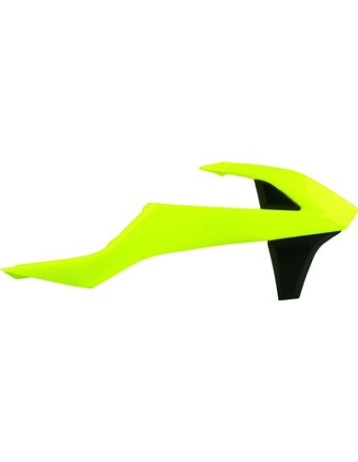 POLISPORT Radiator Scoops for KTM - Flo Yellow (Part Number 8417800007)