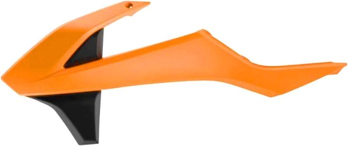 Polisport Radiator Scoops for KTM – FLO Orange and Black, Part Number 8417800008