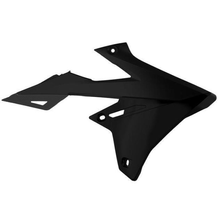 POLISPORT Radiator Scoops for Suzuki - Black (Part Number 8421100003)