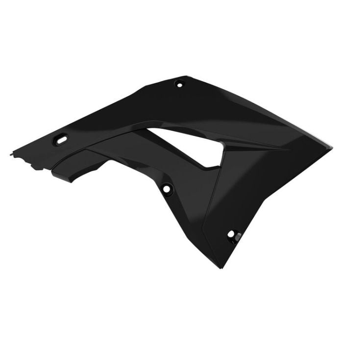 Polisport Radiator Scoops Restyling for Honda - Black (Part #8421600003)
