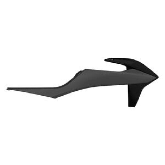 POLISPORT Radiator Scoops for KTM - Black and Nardo Grey, Part Number 8422100008