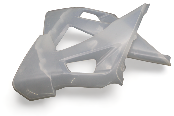 POLISPORT Radiator Scoops for Husqvarna 99 – Clear, Part Number 8422900004