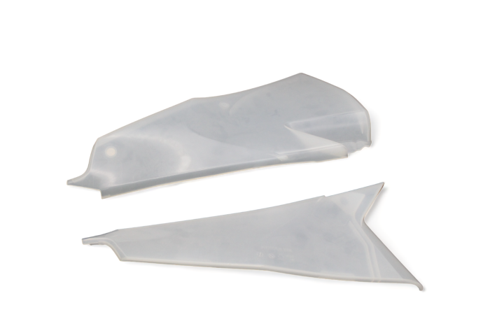POLISPORT Upper Side Panels for Husqvarna - Clear (Part #8423100004)