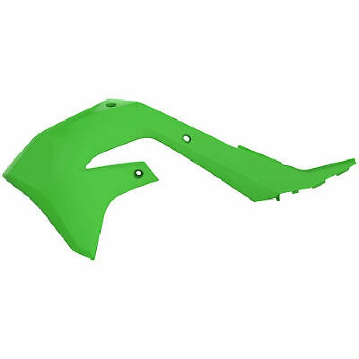 POLISPORT Radiator Scoops for Kawasaki - Green 2005 Model, Part Number 8423400001