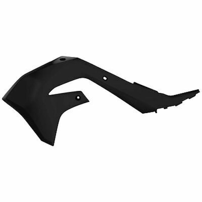 Polisport Radiator Scoops for Kawasaki - Black (Part Number 8423400003)