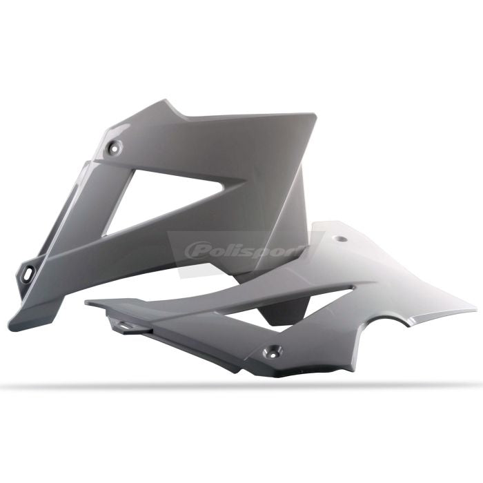 Polisport Radiator Scoops for Gas Gas - White (Part Number 8432600006)