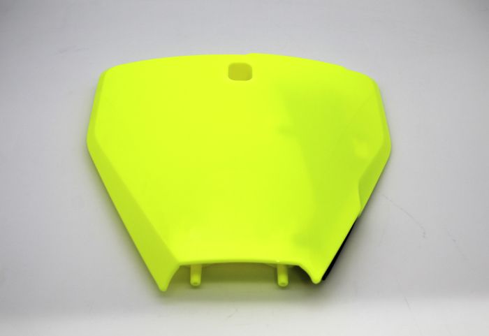 POLISPORT Number Plate for Husqvarna - Flo Yellow (Part No. 8665800004)