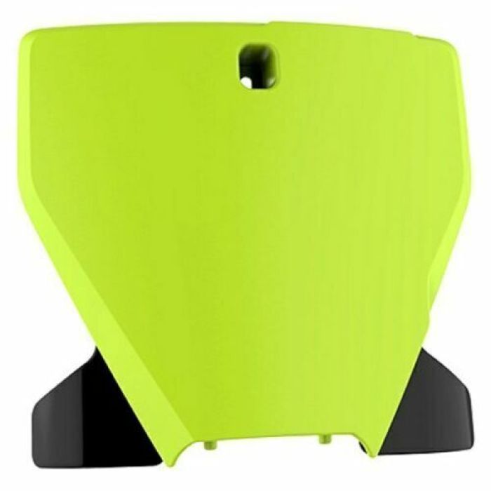 Polisport Number Plate for Husqvarna - Yellow with Black Frame, Part #8666500003