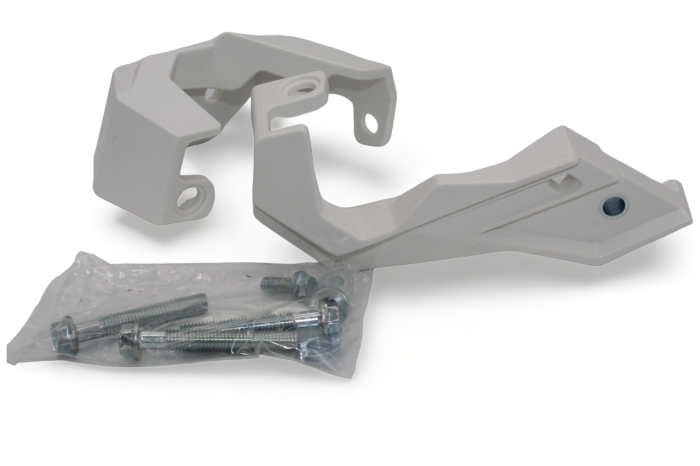 Polisport Bottom Fork Protector for Motorcycles - White and Black, Part Number 8152200002