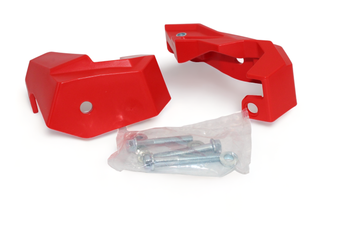 POLISPORT Bottom Fork Protector for PRO Series, Red and Black (Part Number 8152200003)
