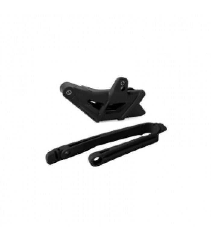 Polisport Chain Guide/Slider/Sliding Piece Kit in Black - Part Number 90591