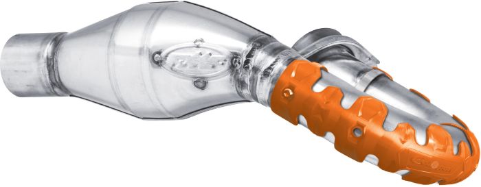 Polisport Armadillo Head Pipe Guard Orange – Durable Motorcycle Engine Protection