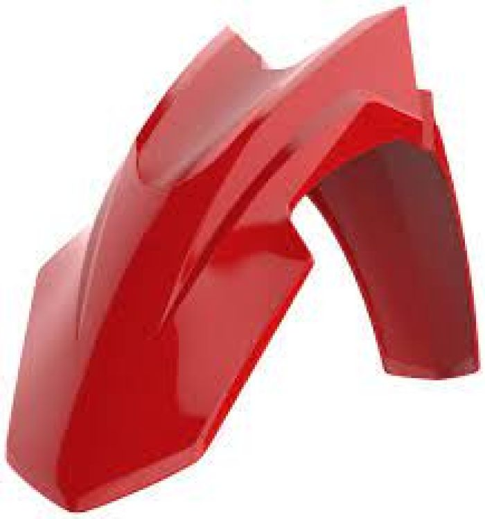 Polisport Front Fender Red - Part #8576700001 for Enhanced Motorcycle Protection