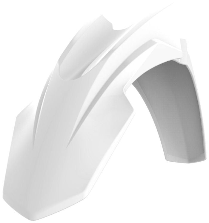 POLISPORT Front Fender White - Part #8576700002 for Motorcycle Protection
