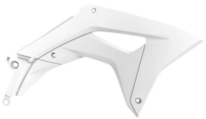 Polisport Radiator Scoops White - Part Number 8423800002