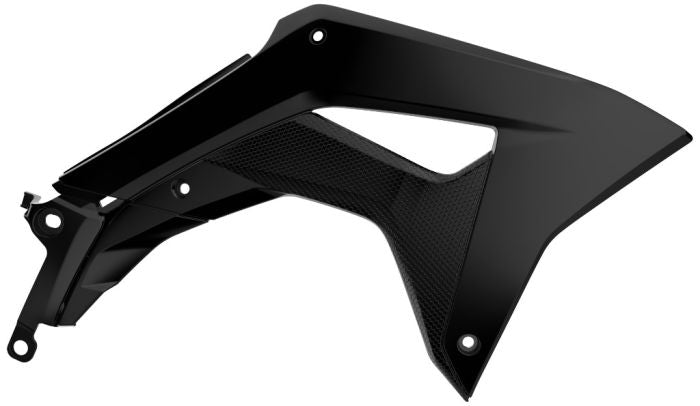 POLISPORT Radiator Scoops Black - Part Number 8423800003