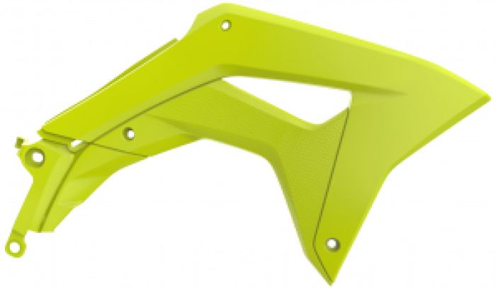 Polisport Radiator Scoops Yellow Flo - Part #8423800004