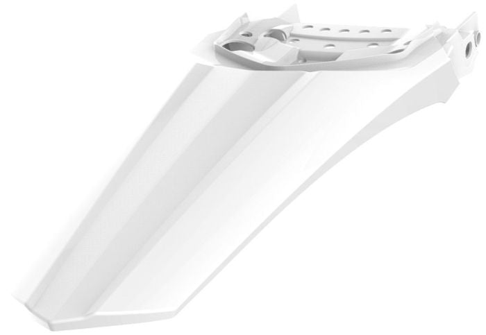 POLISPORT Rear Fender White - Part Number 8556700002