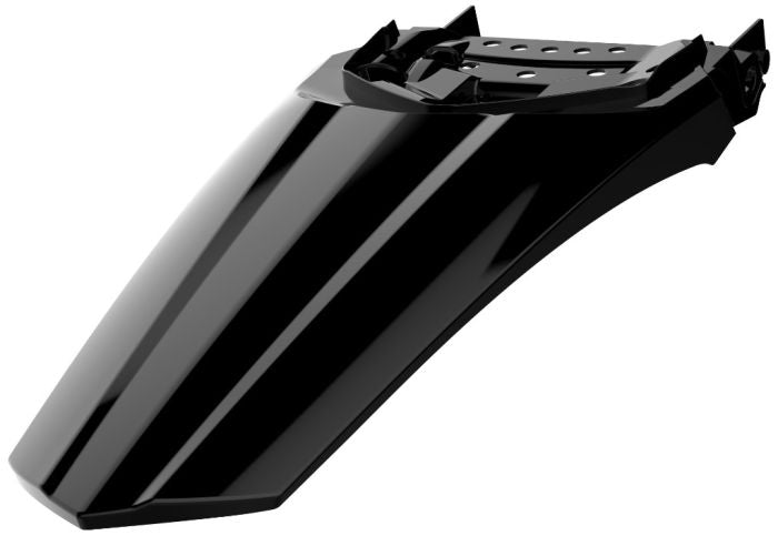 Polisport Rear Fender Black for Enhanced Motorcycle Protection - Part Number 8556700003