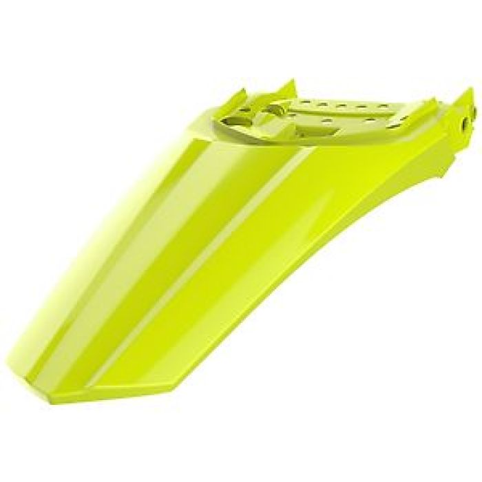 POLISPORT Rear Fender Yellow Flo - Part Number 8556700004