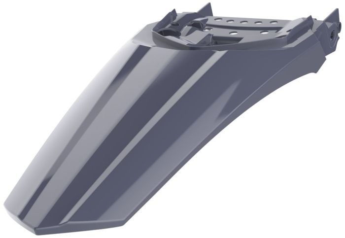 Polisport Nardo Grey Rear Fender for Enhanced Motorcycle Protection